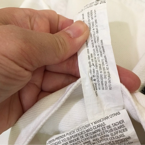 ZARA Into The Classic The RELAXED WORKER JEANS LIMITED EDITION White Size 0 - Picture 5 of 10